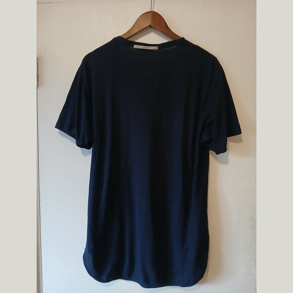 DANIELE ALESSANDRINI - Graphic striped t-shirt - Sz XL (fits L) - Picture 3 of 7